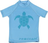 Kids lycra | UV-zwemshirt | schildpad blauw | maat 134