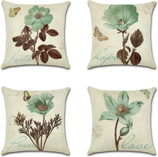 Creeër Een Gezellige Buitenruimte Met Waterdichte Kussenhoezen Van Polyester 40x40 Cm Beige Set Van 2 Creeër Een Gezellige Buitenruimte Met Waterdichte Kussenhoezen Van Polyester 40x40 Cm Beige Set Van 2