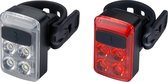 BBB Cycling Slide Combo Fietsverlichting Set - Voorlicht & Achterlicht Fiets - Fietsverlichting USB Oplaadbaar Fietslampjes LED - Waterdicht - Lange Accuduur - BLS-237