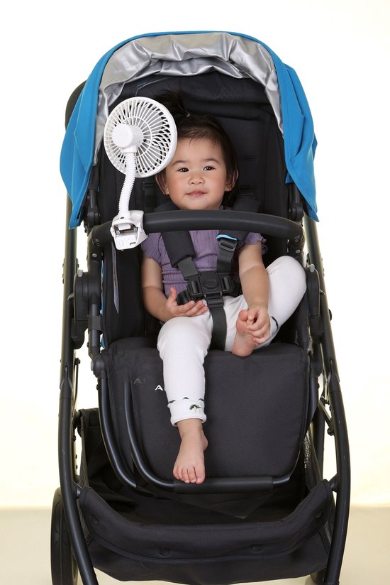 Dreambaby Buggy Wandelwagen Ventilator Wit - Kinderwagen Ventilator met Clip - Flexibele Mini Ventilator voor Buggy, Kinderwagen en Box — afbeelding 4