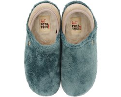 Hot Potatoes 92106 Sloffen Dames - Green - Maat 39