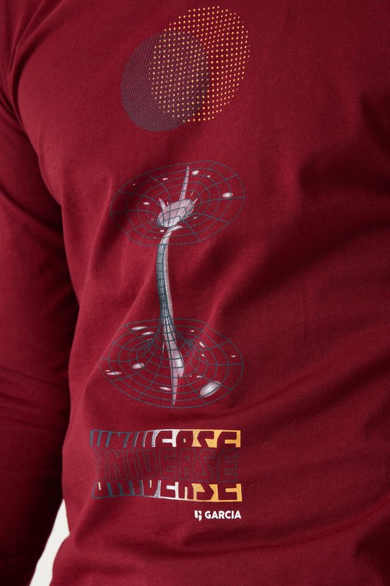 GARCIA Garçons T-Shirt Rouge - Taille 164/170