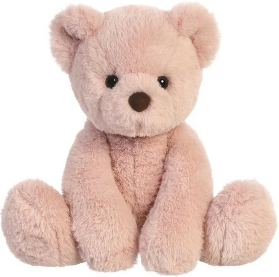 Aurora Eco Nation pluche knuffeldier teddybeer - beige - 28 cm - bosdieren thema speelgoed