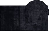 MIRPUR - Shaggy vloerkleed - Zwart - 80 x 150 cm - Polyester