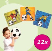 Tuf-Tuf Uitdeelcadeaus 12 STUKS Voetbal mini Puzzel van 25 stukjes- Traktatie Uitdeelcadeautjes voor kinderen - Klein Speelgoed