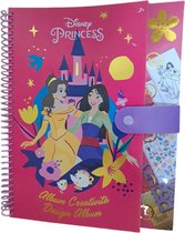 Disney Princess design album - Met stickers - Kleurplaten en meer