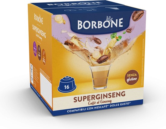 Foto: Caff borbone selection dolce gusto superginseng 16 capsules