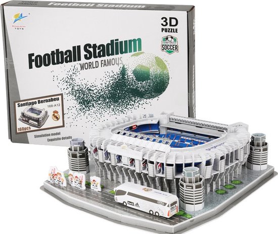 Puzzle 3D Modèle Stade de Football à Construire - À partir de 8 ans - 160  pièces 