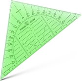 Aristo geodriehoek - 14 cm - flexibel - groen - AR-1550GR
