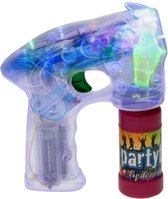 Bellenblaas speelgoed party pistool - LED verlichting - Multi kleuren