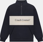 Pockies - C.C. Panel Zip Navy - Sweaters - Maat: S