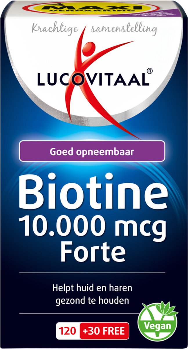 Goedkoopste Lucovitaal Biotine 10.000 mcg Forte 150 zuigtabletten