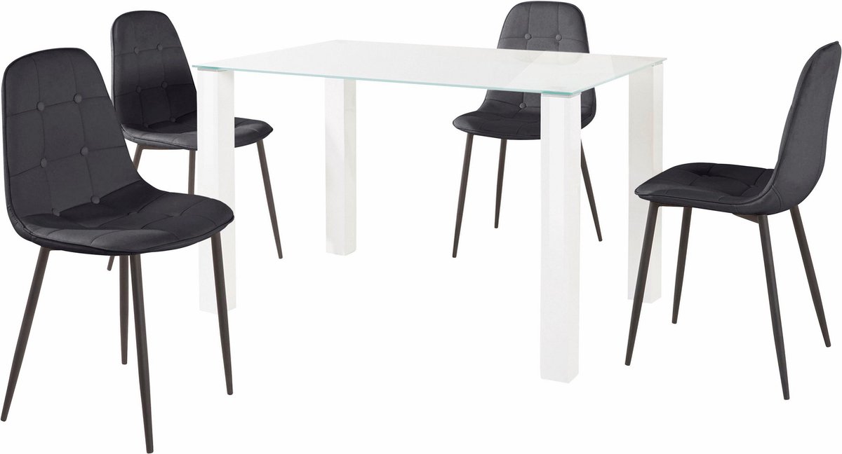 Norma-Eetset - 120 cm - Zwart