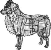 Tuinbeeld -  Hond Australische herder - Frame