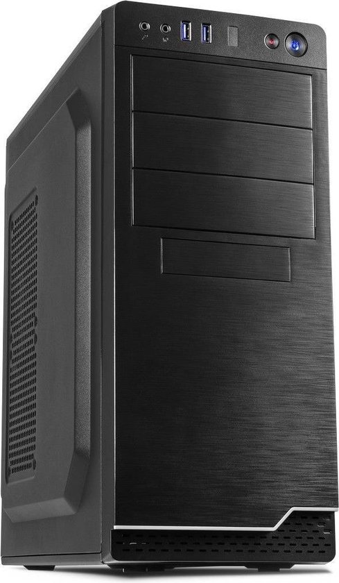 Inter-Tech IT-5916 Toren Zwart 500 W