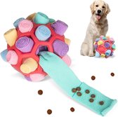 Hondenspeelgoed - Snuffelbal Hond - Snuffelbol - Wasbaar en Draagbaar - 20 cm - Geurtraining en Stressvermindering