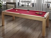 Modulaire tafel - Biljart en pingpong BALTHAZAR - 213 x 112 x 81,5 cm - Rood L 213.4 cm x H 81.5 cm x D 111.8 cm