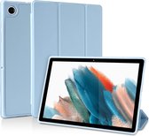 Phreeze Tri Fold Hoes - Geschikt voor Samsung Galaxy Tab A8 (2021/2022) Tabletcase - Ingebouwde Standaard - Pen Opbergvak - Licht Blauw