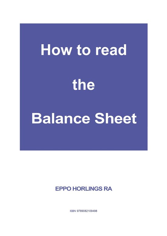 How to read the Balance Sheet