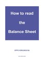 How to read the Balance Sheet