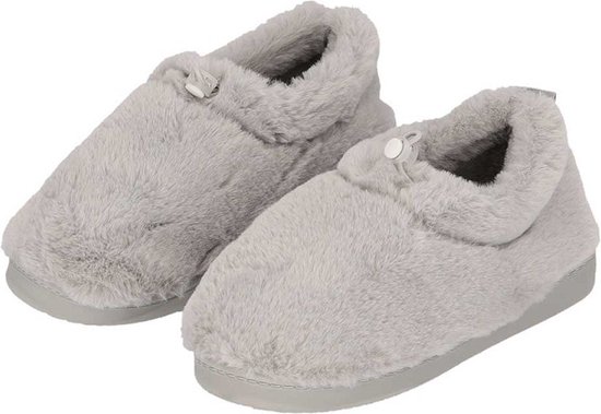 Apollo Pantoufles femmes Femme Imitation Fourrure Grijs