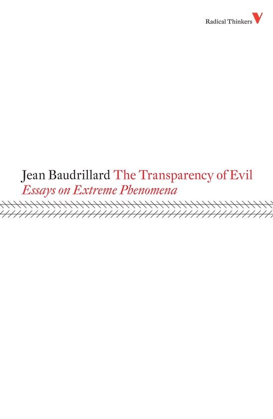 ISBN The Transparency of Evil, Livre broché, 200 pages