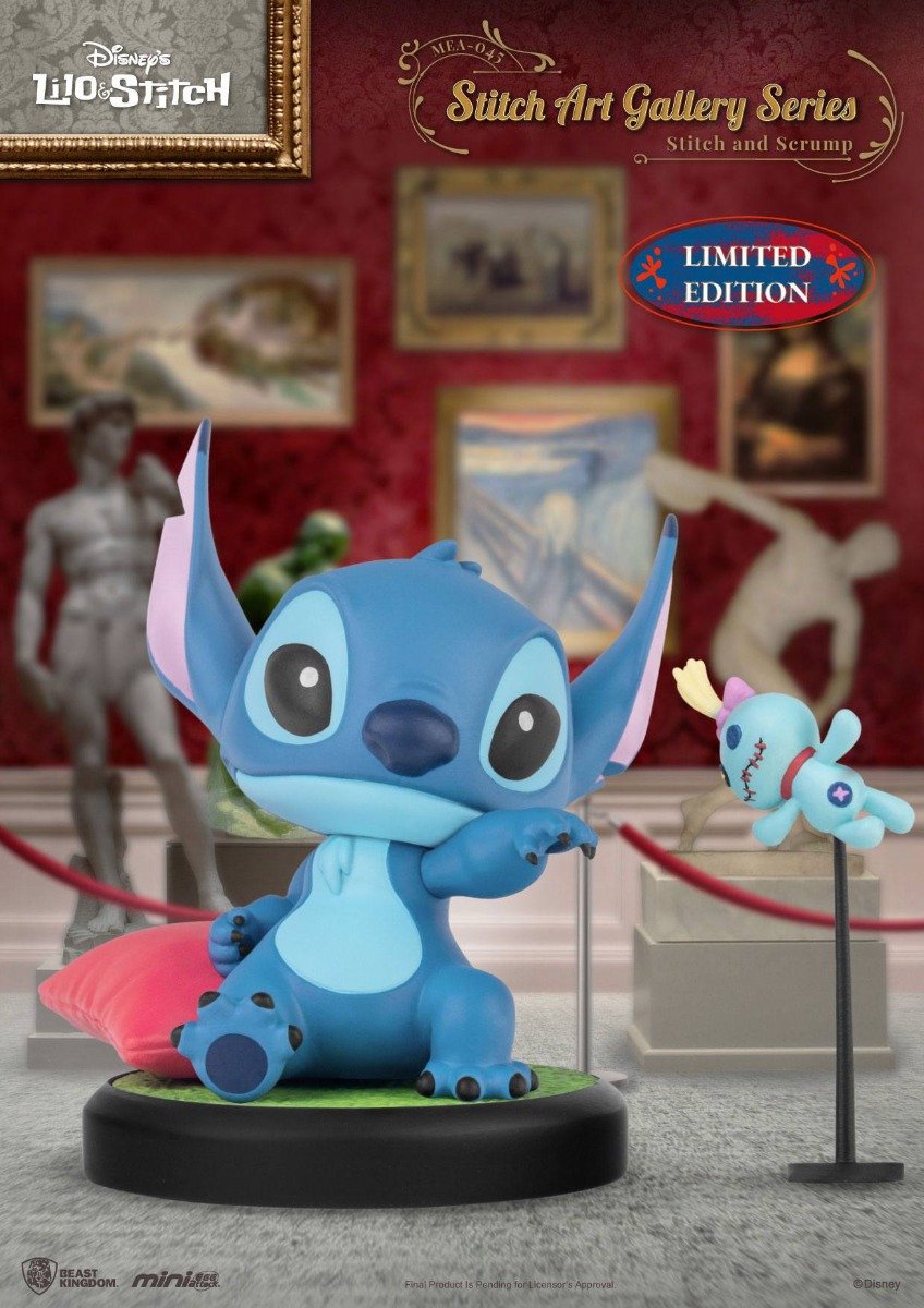 Figurine Disney - Enesco - Stitch Et Angel : Stitch Avec Bisous