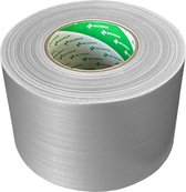 Nichiban® Duct Tape 100mm breed x 50mtr lang - Grijs - 1 rol - Met de Hand Scheurbaar - Podiumtape - Gaffa Tape - Japanse Topkwaliteit - (021.0102)