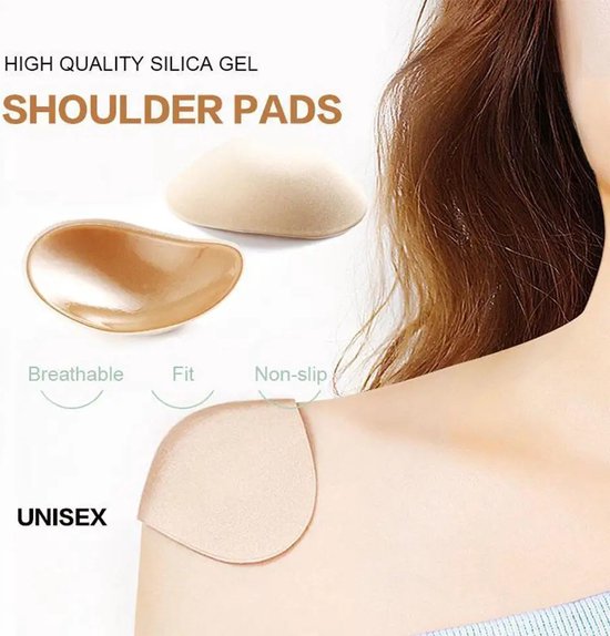 Foto: Premium schoudervullingen zelfkevende herbruikbaar transparant 2 stuks schoudervullingen voor kleding schouder pads schoudervullingen los voor kleding shoulder pads 