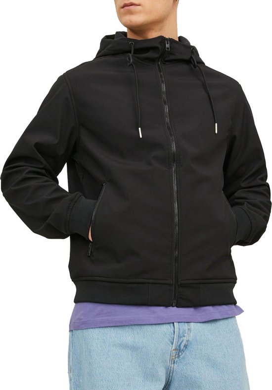 JACK&JONES JJEBASIC SOFTSHELL HOOD NOOS Heren Jas - Maat XL