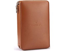 Cohiba Sigarendoos - Luxe Humidor - Sigaren Doosje Hoge Kwaliteit - Bruin