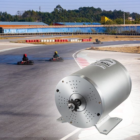 Moteur Électrique 48V 1800W Pour GoKart Ou Moto Électrique - Pédale Et Chaîne Incluses