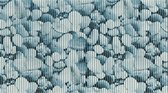 Raved Badkamermat Stenen 65 x 40 - Blauw - Antislip - Afwasbaar - Uitwasbaar