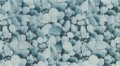 Tapis de Salle de Bain Raved Stones 65 x 40 - Blauw - Antidérapant - Lavable - Lavable