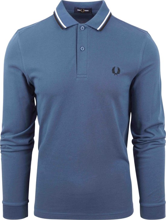Fred Perry - Polo à manches longues Blauw T47 - Coupe moderne - Polo Homme  Taille XL | bol.