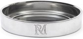 Riviera Maison Kaarsenhouder, Stompkaars, mini dienblad - RM Maxime Candle Platter - zilver
