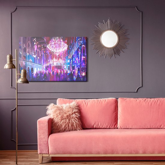 Painting King - Peinture sur toile Salle de bal - 90 x 60 cm