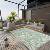 Bol.com vidaXL Buitenkleed 140x200 cm polypropeen groen aanbieding