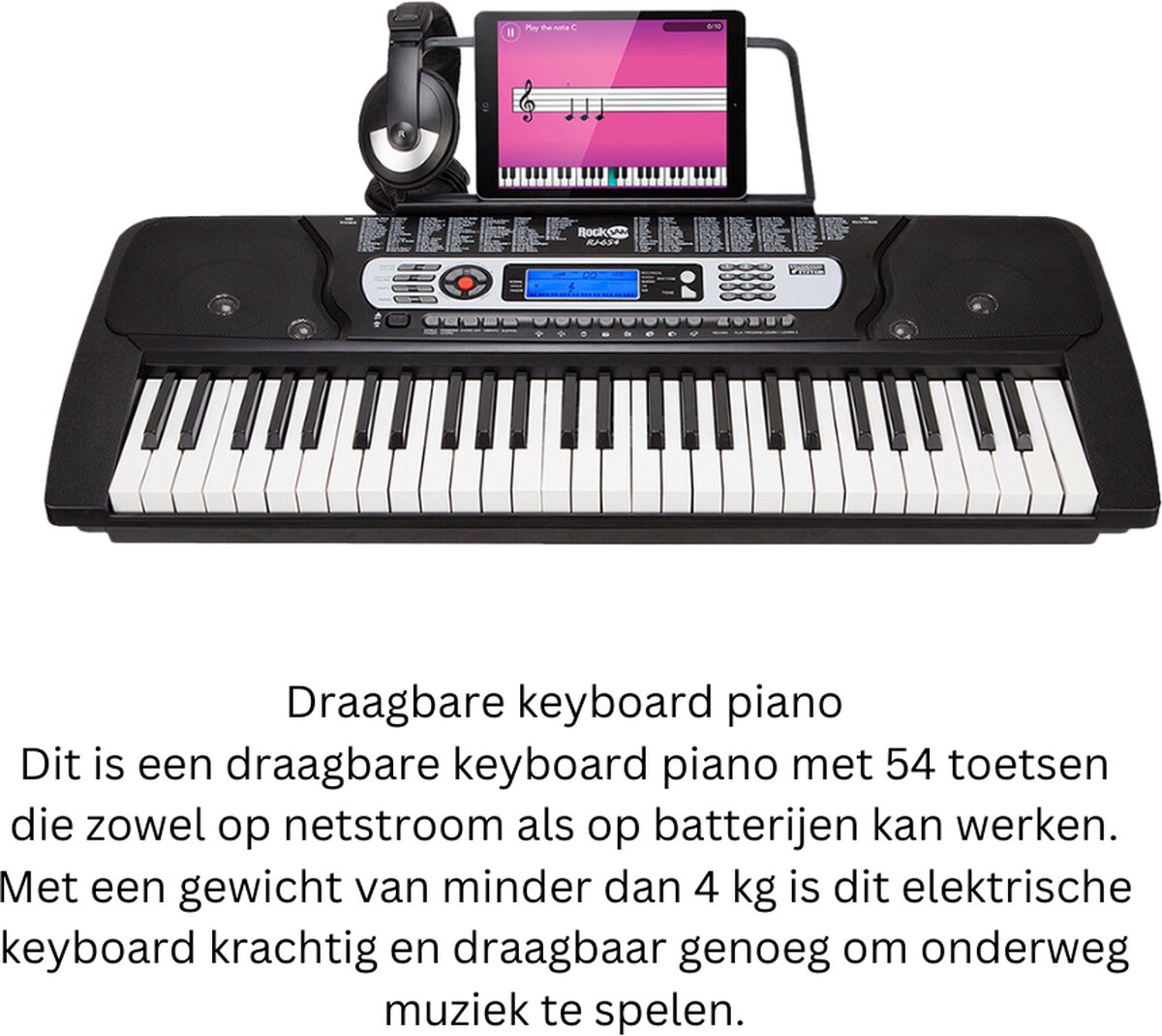 GOPLUS Speelgoedtoetsenbord, 37 toetsen, pianotoetsenbord met
