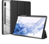 Dux Ducis Toby Samsung Tab S9 Plus Cover Tri-Fold Book Case Zwart