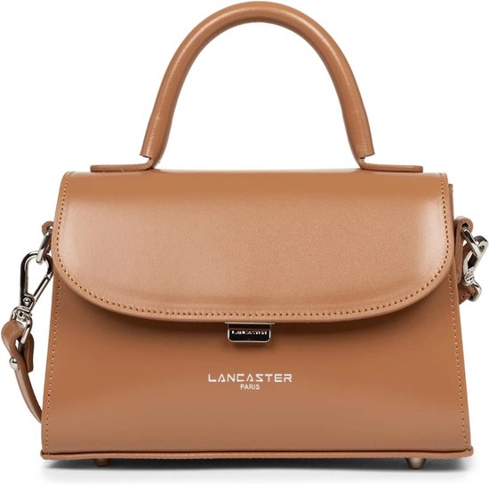 Mini Handtas Lancaster Paris Suave Even - Camel - Leer