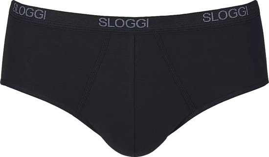 Sloggi men 24/7 midi - voordelig 2-pack - Zwart
