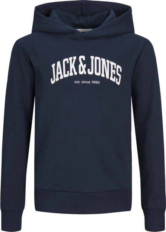 Jack & Jones Junior Trui Jjejosh Sweat Hood Sn Jnr 12237401 Navy Blazer Mannen Maat - W152