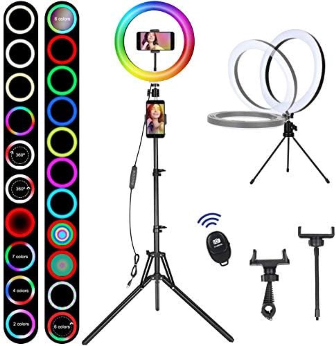 Gratyfied - Ringlamp Met Statief - Ringlight Met Statief - Ringlamp Statief