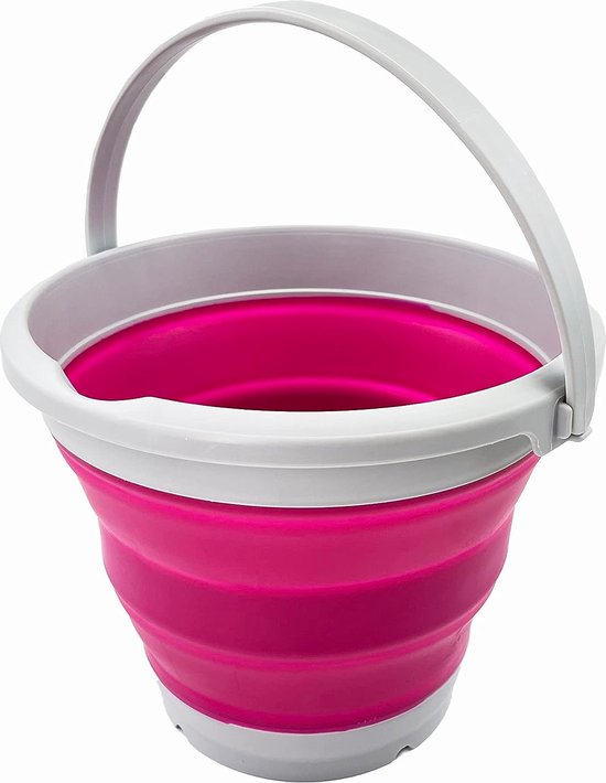 Opvouwbare emmer, 3L opvouwbare siliconen wateremmer, siliconen opvouwbare draagbare wateremmers met stevig handvat ruimtebesparende multifunctionele bak voor huisdiervoeding, thuisreiniging Opvouwbare emmer, 3L opvouwbare siliconen wateremmer, siliconen opvouwbare draagbare wateremmers met stevig handvat ruimtebesparende multifunctionele bak voor huisdiervoeding, thuisreiniging