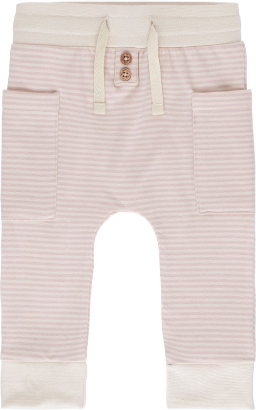 Baby's Only Pants Stripe - Pantalon Bébé - Vieux Rose - Taille 80 - 100% coton écologique - GOTS