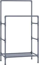 Rootz Kledingrek - Metalen Kapstok - Kledingrek - Kledingrek - Metalen Kledingrek - Grijs - 83 x 45 x 157 cm