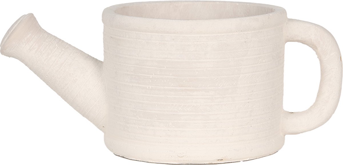 Bloempot voor Binnen – Grijs – Rustieke Pot – 27x15x11 cm – 