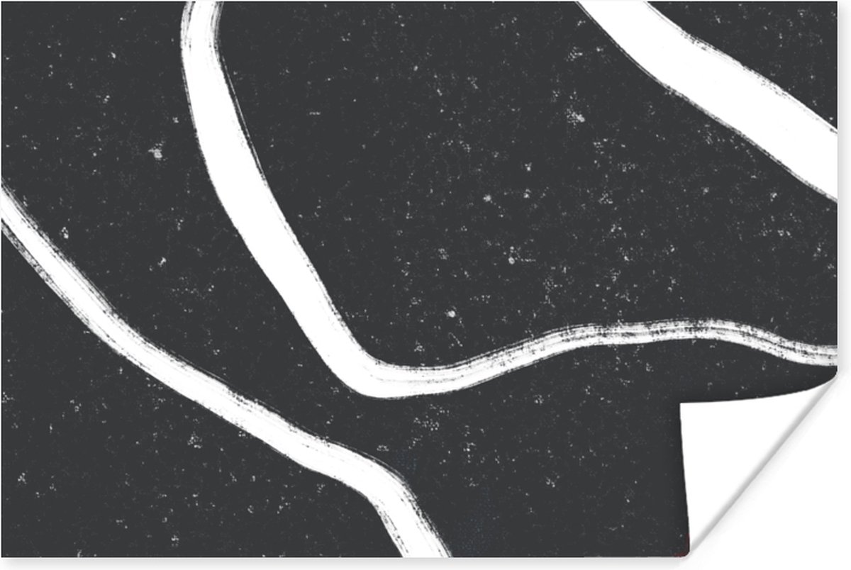 Poster Lijn - Minimalisme - Design - 90x60 cm