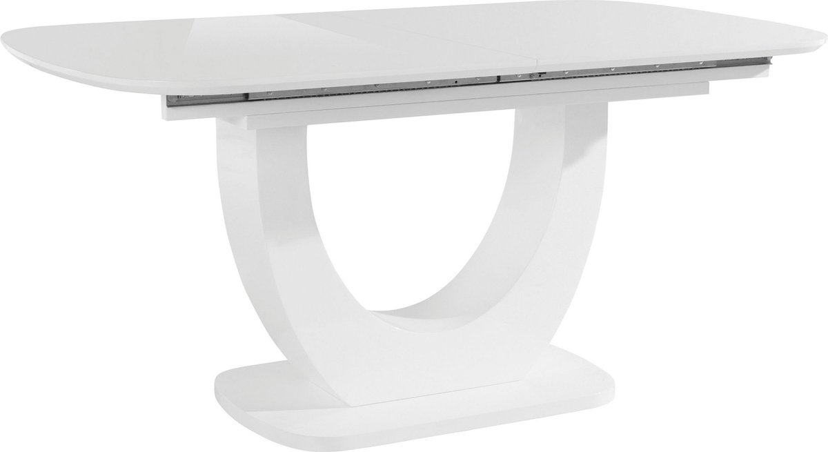 Felix - Eettafel 160 cm Wit (75 x 160 x 90 cm)